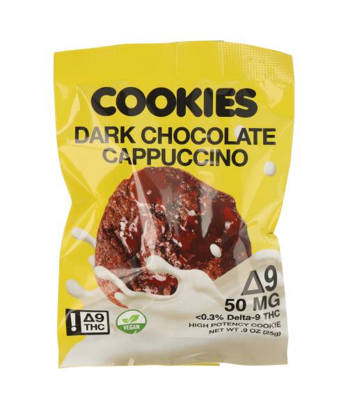 COOKIES DELTA-9 DARK CHOCOLATE CAPUCCINO - 100MG HHC | SWEET LIFE
